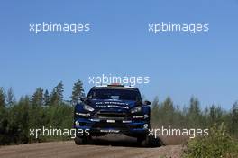 Elfyn Evans, Daniel Barrit (Ford Fiesta WRC, #6 M-Sport World Rally Team)  31.07-03.08.2014. World Rally Championship, Rd 8, Rally Finland, Jyvaskyla, Finland