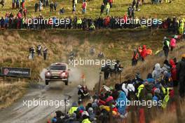Nasser Al Attiyah, Giovanni Bernacchini (Ford Fiesta RRC, #40) 13-16.11.2014. World Rally Championship, Rd 13, Wales Rally GB, Deeside, Flintshire, Wales.