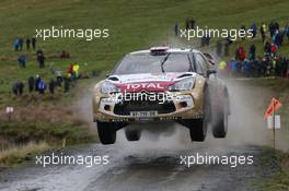 Mads Ostberg, Jonas Andersson (Citroen DS3 WRC, #4 Citroen Total Abu Dhabi WRT) 13-16.11.2014. World Rally Championship, Rd 13, Wales Rally GB, Deeside, Flintshire, Wales.