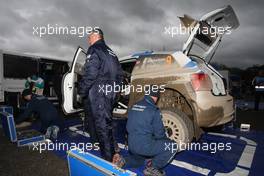 Andreas Mikkelsen ,Ola Floene (Volkswagen Polo R WRC, #9 Volkswagen Motorsport II) 13-16.11.2014. World Rally Championship, Rd 13, Wales Rally GB, Deeside, Flintshire, Wales.