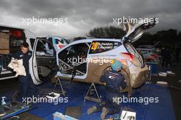 Hayden Paddon, John Kennard (Hyundai i20 WRC, #20 Hyundai Motorsport N) 13-16.11.2014. World Rally Championship, Rd 13, Wales Rally GB, Deeside, Flintshire, Wales.