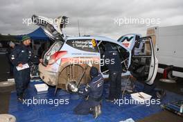 Juho Hanninen, Tomi Tuominen (Hyundai i20 WRC,  #8 Hyundai Motorsport) 13-16.11.2014. World Rally Championship, Rd 13, Wales Rally GB, Deeside, Flintshire, Wales.