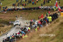 Sebastien Ogier, Julien Ingrassia (Volkswagen Polo WRC #1, Volkswagen Motorsport) 13-16.11.2014. World Rally Championship, Rd 13, Wales Rally GB, Deeside, Flintshire, Wales.