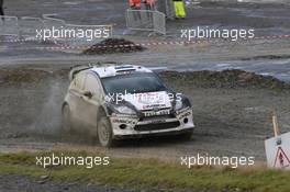Ott Tanak (EST) Kuldar (EST), Ford Fiesta WRC, M-Sport World Rally Team 13-16.11.2014. World Rally Championship, Rd 13, Wales Rally GB, Deeside, Flintshire, Wales.