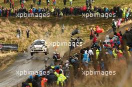 Ott Tanak (EST) Kuldar (EST), Ford Fiesta WRC, M-Sport World Rally Team 13-16.11.2014. World Rally Championship, Rd 13, Wales Rally GB, Deeside, Flintshire, Wales.