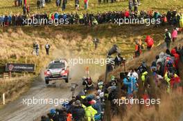 Robert Kubica,  Maciej S zczepaniak (Ford Fiesta RS WRC, #10 RK M-Sport World Rally Team) 13-16.11.2014. World Rally Championship, Rd 13, Wales Rally GB, Deeside, Flintshire, Wales.