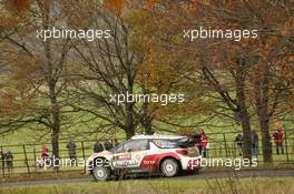Kris Meeke, Paul Nagle (Citroen DS3 WRC, #3 Citroen Total Abu Dhabi WRT) 13-16.11.2014. World Rally Championship, Rd 13, Wales Rally GB, Deeside, Flintshire, Wales.