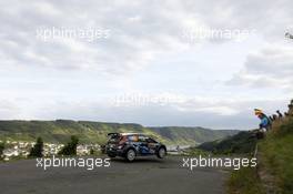 Pontus Tidemans (SWE) Emil Axelsson (SWE) Ford Fiesta R5 20.-24.08.2014. World Rally Championship, Rd 9, Rally Germany, Trier, Germany