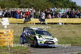 Dennis Kuipers (NDL) Frederic Miclotte (BEL) Ford Fiesta WRC, #11 M-Sport World Rally Team 20.-24.08.2014. World Rally Championship, Rd 9, Rally Germany, Trier, Germany