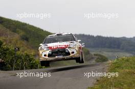 Kris Meeke (GBR) Paul Nagle (IRL) Citroen DS3 WRC, #3 Citroen Total Abu Dhabi WRT 20.-24.08.2014. World Rally Championship, Rd 9, Rally Germany, Trier, Germany
