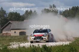 Kris Meeke, Paul Nagle (Citroen DS3 WRC, #3 Citroen Total Abu Dhabi WRT) 26-29.06.2014. World Rally Championship, Rd 7, Rally Poland, Mikolajki, Poland.