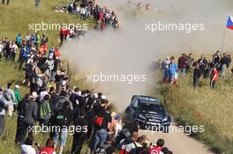 Mikko Hirvonen, Jarmo Lehtinen (Ford Fiesta WRC, #5 M-Sport World Rally Team) 26-29.06.2014. World Rally Championship, Rd 7, Rally Poland, Mikolajki, Poland.
