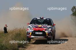 Stephane Lefebvre (FRA) Thomas Dubois (FRA), Citroen Ds3 R3 26-29.06.2014. World Rally Championship, Rd 7, Rally Poland, Mikolajki, Poland.