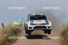 Sebastien Ogier, Julien Ingrassia (Volkswagen Polo WRC #1, Volkswagen Motorsport) 26-29.06.2014. World Rally Championship, Rd 7, Rally Poland, Mikolajki, Poland.