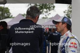 Sebastien Ogier, Julien Ingrassia (Volkswagen Polo WRC #1, Volkswagen Motorsport) 26-29.06.2014. World Rally Championship, Rd 7, Rally Poland, Mikolajki, Poland.