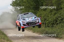 Thierry Neuville, Nicolas Gilsoul (Hyundai i20 WRC, #7 Hyundai Motorsport) 26-29.06.2014. World Rally Championship, Rd 7, Rally Poland, Mikolajki, Poland.