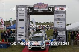 Andreas Mikkelsen ,Ola Floene (Volkswagen Polo R WRC, #9 Volkswagen Motorsport II) 26-29.06.2014. World Rally Championship, Rd 7, Rally Poland, Mikolajki, Poland.