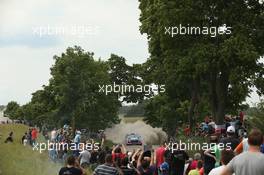 Hayden Paddon, John Kennard (Hyundai i20 WRC, #20 Hyundai Motorsport N) 26-29.06.2014. World Rally Championship, Rd 7, Rally Poland, Mikolajki, Poland.