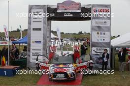 Stephane Lefebvre (FRA) Thomas Dubois (FRA), Citroen Ds3 R3, WRC3 winners 26-29.06.2014. World Rally Championship, Rd 7, Rally Poland, Mikolajki, Poland.