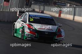   Free Practice 1, Gabriele Tarquini (ITA) Honda Civic WTCC, Castrol Honda WTC Team   12.04.2014. World Touring Car Championship, Rounds 01 and 02, Marrakech, Morocco.