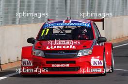   Free Practice 1,  James Thompson (GBR) Lada Granta 1.6T, LADA Sport Lukoil   12.04.2014. World Touring Car Championship, Rounds 01 and 02, Marrakech, Morocco.