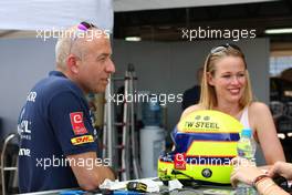   Tom Coronel (NLD) Cevrolet RML Cruze TC1, Roal Motorsport and his girlfriend  11.04.2014. World Touring Car Championship, Rounds 01 and 02, Marrakech, Morocco.