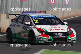   Free Practice 1, Gabriele Tarquini (ITA) Honda Civic WTCC, Castrol Honda WTC Team   12.04.2014. World Touring Car Championship, Rounds 01 and 02, Marrakech, Morocco.