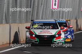   Free Practice 1, Tiago Monteiro (POR) Honda Civic WTCC, Castrol Honda WTC Team   12.04.2014. World Touring Car Championship, Rounds 01 and 02, Marrakech, Morocco.