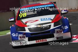   Qualifying, Dusan Borkovic (SRB) Chevrolet RML Cruze TC1, NIS Petrol by Campos Racing  12.04.2014. World Touring Car Championship, Rounds 01 and 02, Marrakech, Morocco.