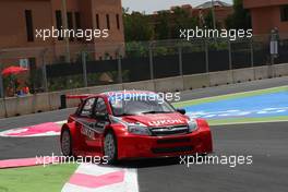   Testing, Mikhail Kozlovskiy (RUS) LADA Granta 1.6T, LADA Sport Lukoil  11.04.2014. World Touring Car Championship, Rounds 01 and 02, Marrakech, Morocco.