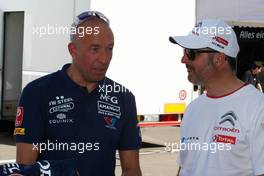   (L-R) Tom Coronel (NLD) Cevrolet RML Cruze TC1, Roal Motorsport and Yvan Muller (FRA) Citroen C-Elysee WTCC, Citroen Total WTCC  11.04.2014. World Touring Car Championship, Rounds 01 and 02, Marrakech, Morocco.