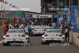   Race 1, Parc fermÃ©   13.04.2014. World Touring Car Championship, Rounds 01 and 02, Marrakech, Morocco.