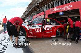   Free Practice 2, Robert Huff (GBR) LADA Granta 1.6T, LADA Sport Lukoil   12.04.2014. World Touring Car Championship, Rounds 01 and 02, Marrakech, Morocco.