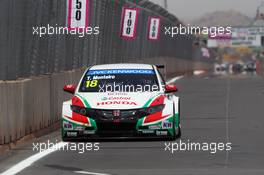   Testing, Tiago Monteiro (POR) Honda Civic WTCC, Castrol Honda WTC Team  11.04.2014. World Touring Car Championship, Rounds 01 and 02, Marrakech, Morocco.