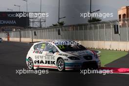   Free Practice 1, Petr FulÃ­n (CZE) SEAT Leon WTCC, Campos Racing   12.04.2014. World Touring Car Championship, Rounds 01 and 02, Marrakech, Morocco.