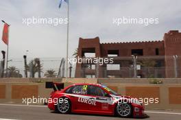   Testing, Robert Huff (GBR) LADA Granta 1.6T, LADA Sport Lukoil  11.04.2014. World Touring Car Championship, Rounds 01 and 02, Marrakech, Morocco.