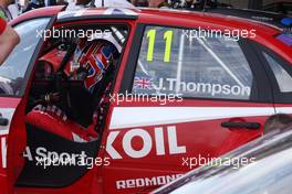   Free Practice 2,  James Thompson (GBR) Lada Granta 1.6T, LADA Sport Lukoil   12.04.2014. World Touring Car Championship, Rounds 01 and 02, Marrakech, Morocco.