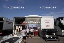   Honda motorhome  12.04.2014. World Touring Car Championship, Rounds 01 and 02, Marrakech, Morocco.