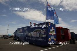   Motorhome Liqui Moly Team Engstler  12.04.2014. World Touring Car Championship, Rounds 01 and 02, Marrakech, Morocco.