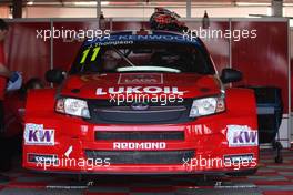   Free Practice 1,  James Thompson (GBR) Lada Granta 1.6T, LADA Sport Lukoil   12.04.2014. World Touring Car Championship, Rounds 01 and 02, Marrakech, Morocco.