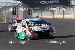   Free Practice 1, Tiago Monteiro (POR) Honda Civic WTCC, Castrol Honda WTC Team   12.04.2014. World Touring Car Championship, Rounds 01 and 02, Marrakech, Morocco.