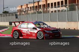   Free Practice 1,  James Thompson (GBR) Lada Granta 1.6T, LADA Sport Lukoil   12.04.2014. World Touring Car Championship, Rounds 01 and 02, Marrakech, Morocco.