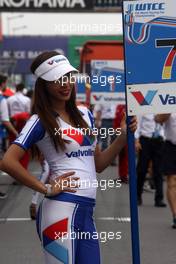   Race 1, Grid Girl   13.04.2014. World Touring Car Championship, Rounds 01 and 02, Marrakech, Morocco.