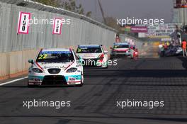   Free Practice 1, Petr FulÃ­n (CZE) SEAT Leon WTCC, Campos Racing   12.04.2014. World Touring Car Championship, Rounds 01 and 02, Marrakech, Morocco.