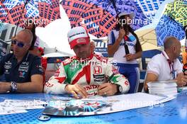   Autograph session, Tiago Monteiro (POR) Honda Civic WTCC, Castrol Honda WTC Team   13.04.2014. World Touring Car Championship, Rounds 01 and 02, Marrakech, Morocco.