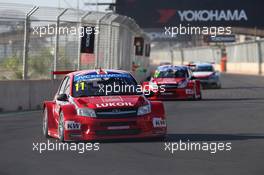   Free Practice 1,  James Thompson (GBR) Lada Granta 1.6T, LADA Sport Lukoil   12.04.2014. World Touring Car Championship, Rounds 01 and 02, Marrakech, Morocco.