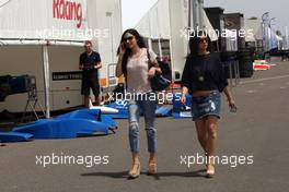 10.04.2014- Girls in the paddock