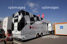    Zengo motorhome  12.04.2014. World Touring Car Championship, Rounds 01 and 02, Marrakech, Morocco.