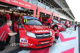   Free Practice 1,  James Thompson (GBR) Lada Granta 1.6T, LADA Sport Lukoil   12.04.2014. World Touring Car Championship, Rounds 01 and 02, Marrakech, Morocco.