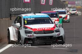   Testing, Yvan Muller (FRA) Citroen C-Elysee WTCC, Citroen Total WTCC  11.04.2014. World Touring Car Championship, Rounds 01 and 02, Marrakech, Morocco.